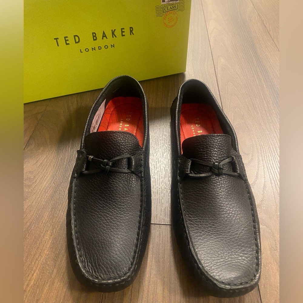 TED BAKER leather driving moccasin BNWT